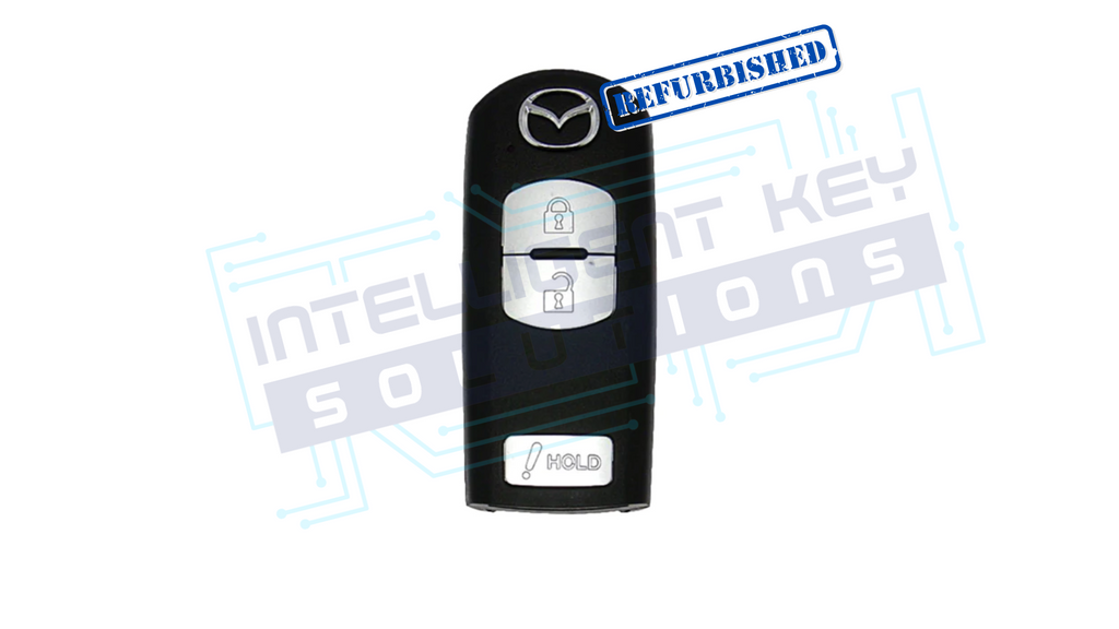 2010-2015 Mazda 3Btn Smart Key (PN: EHY5-67-5RYA / WAZX1T763SKE11A04) OEM Refurbished