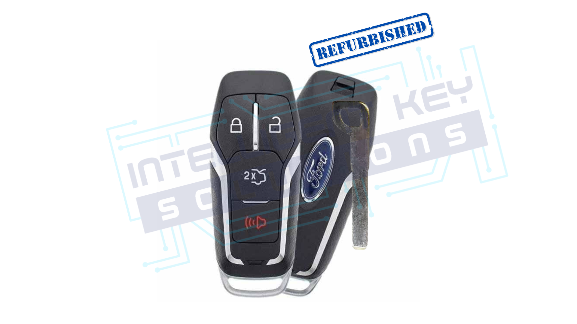 2015-2017 Ford 4Btn Smart Key (PN:DS7T-15K601-FD / M3N-A2C31243800) OEM REFURBISHED W/LOGO