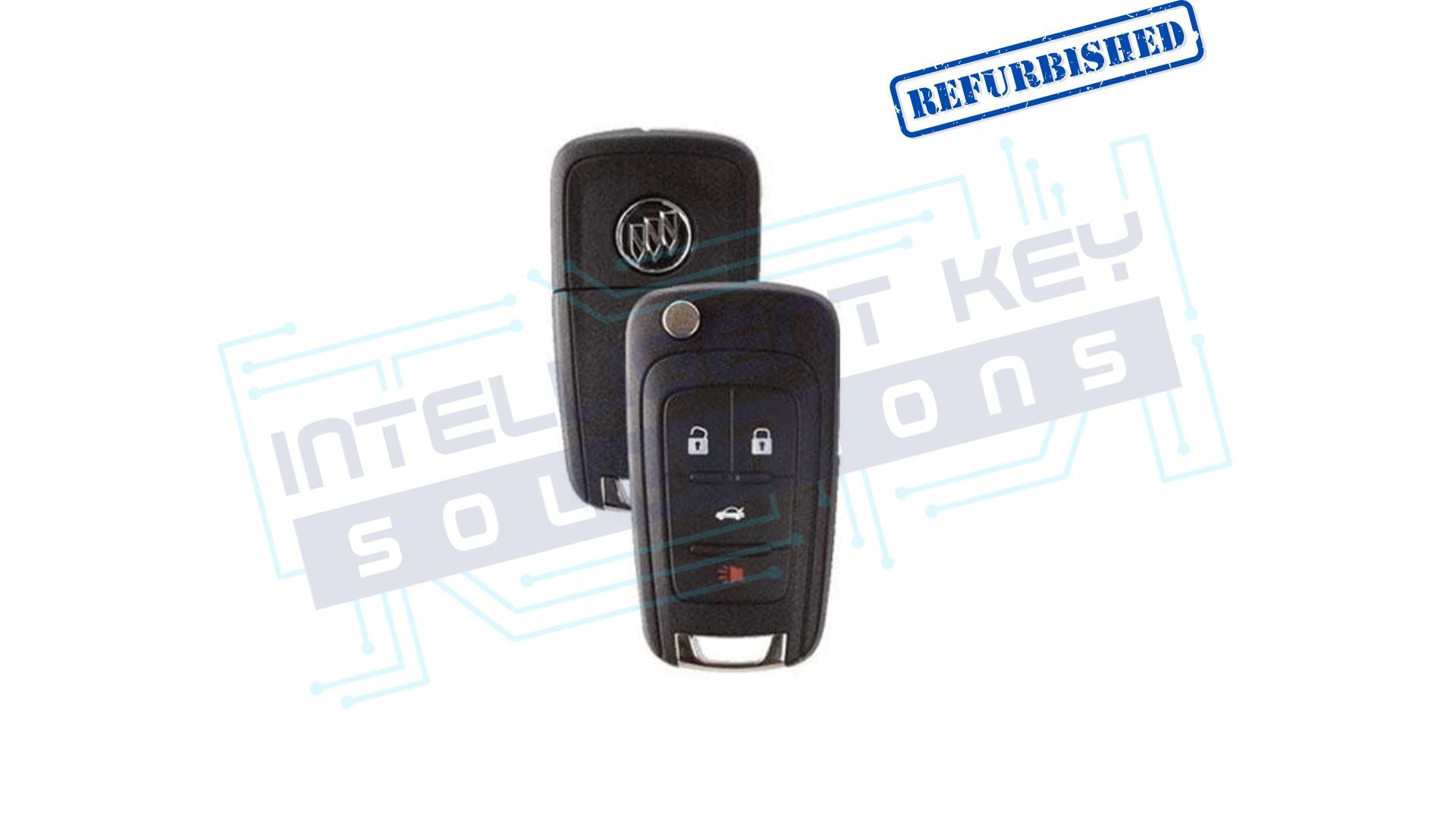 2010-2017 Buick 4Btn Flip Key (OHT01060512 / NON PROX) OEM Refurbished W/LOGO