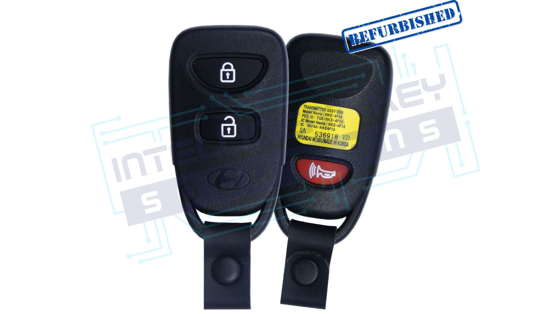 2014-2017 Hyundai Accent 3btn Keyless Entry Remote OEM REFURBISHED