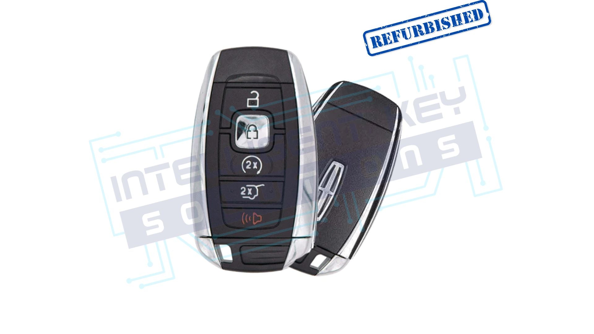 2018-2020 Lincoln 5btn Smart Key (JL7T-15K601-BB / M3N-A2C940780 / 902MHZ) OEM Refurbished