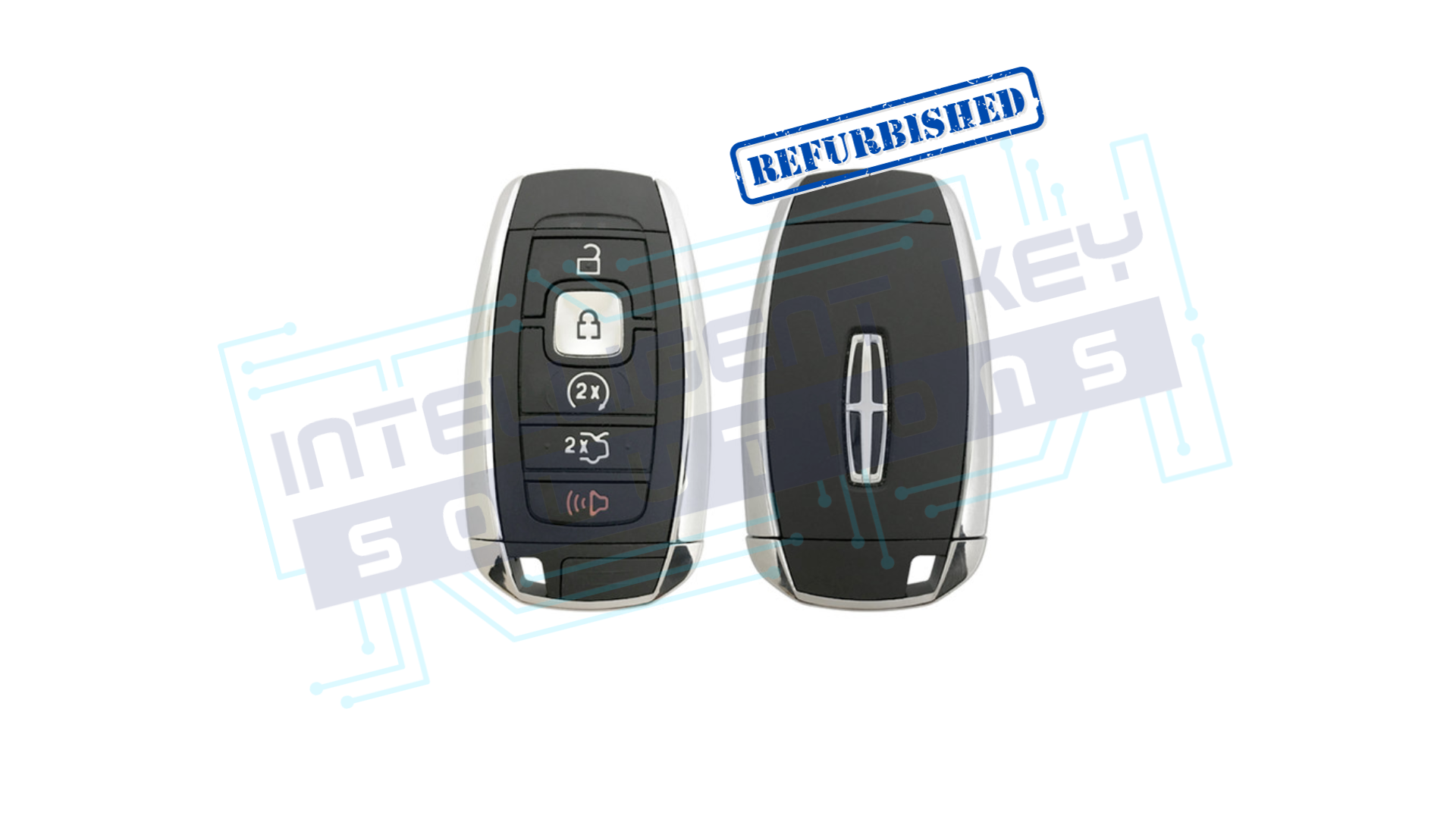 2017-2020 Lincoln 5Btn Smart Key (R8154 / HP5T-15K601-BC) OEM REFURBISHED