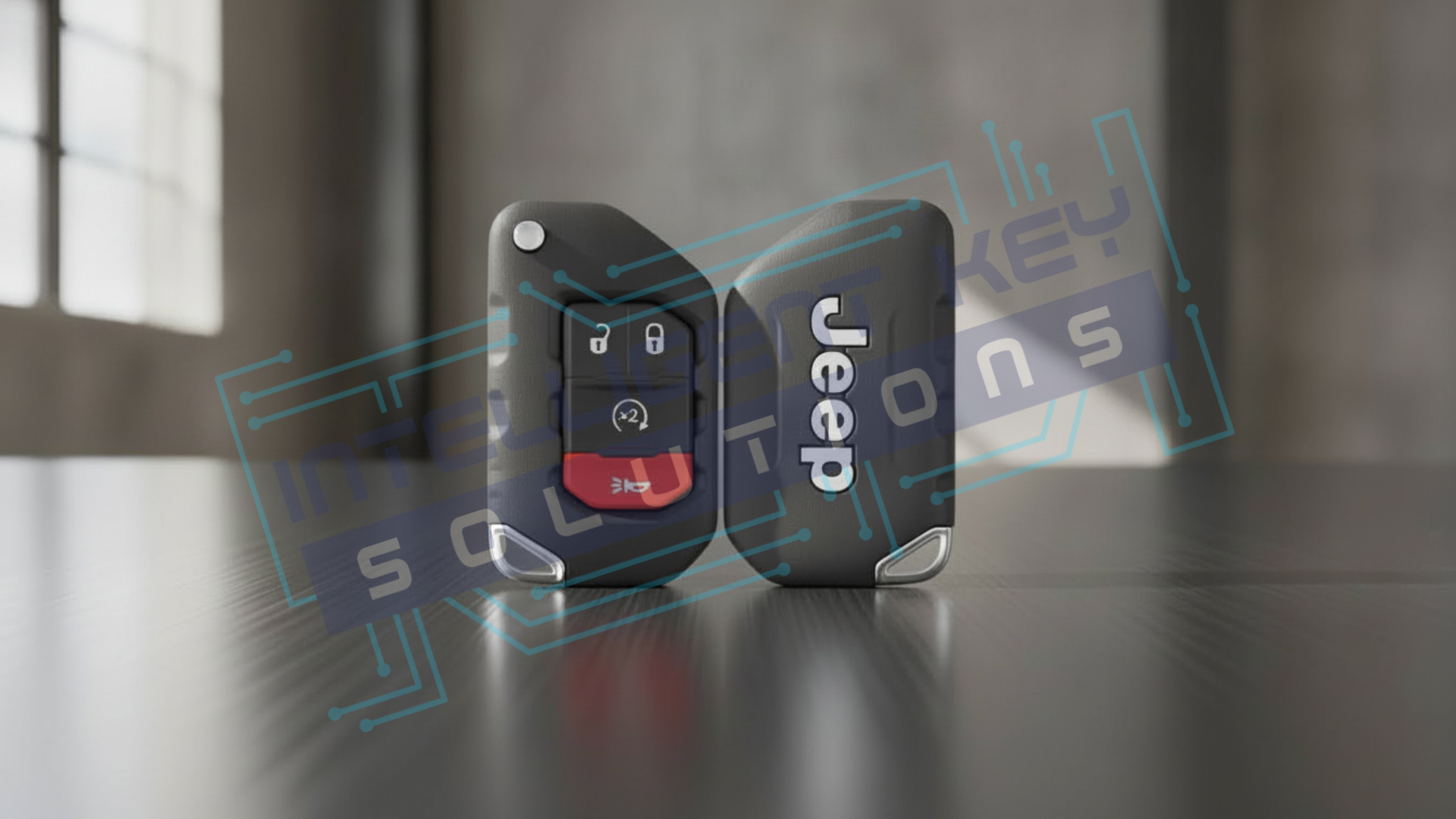 2018-2025 Jeep 4 Btn Flip Key (OHT1130261) OEM REFURBISHED w/LOGO