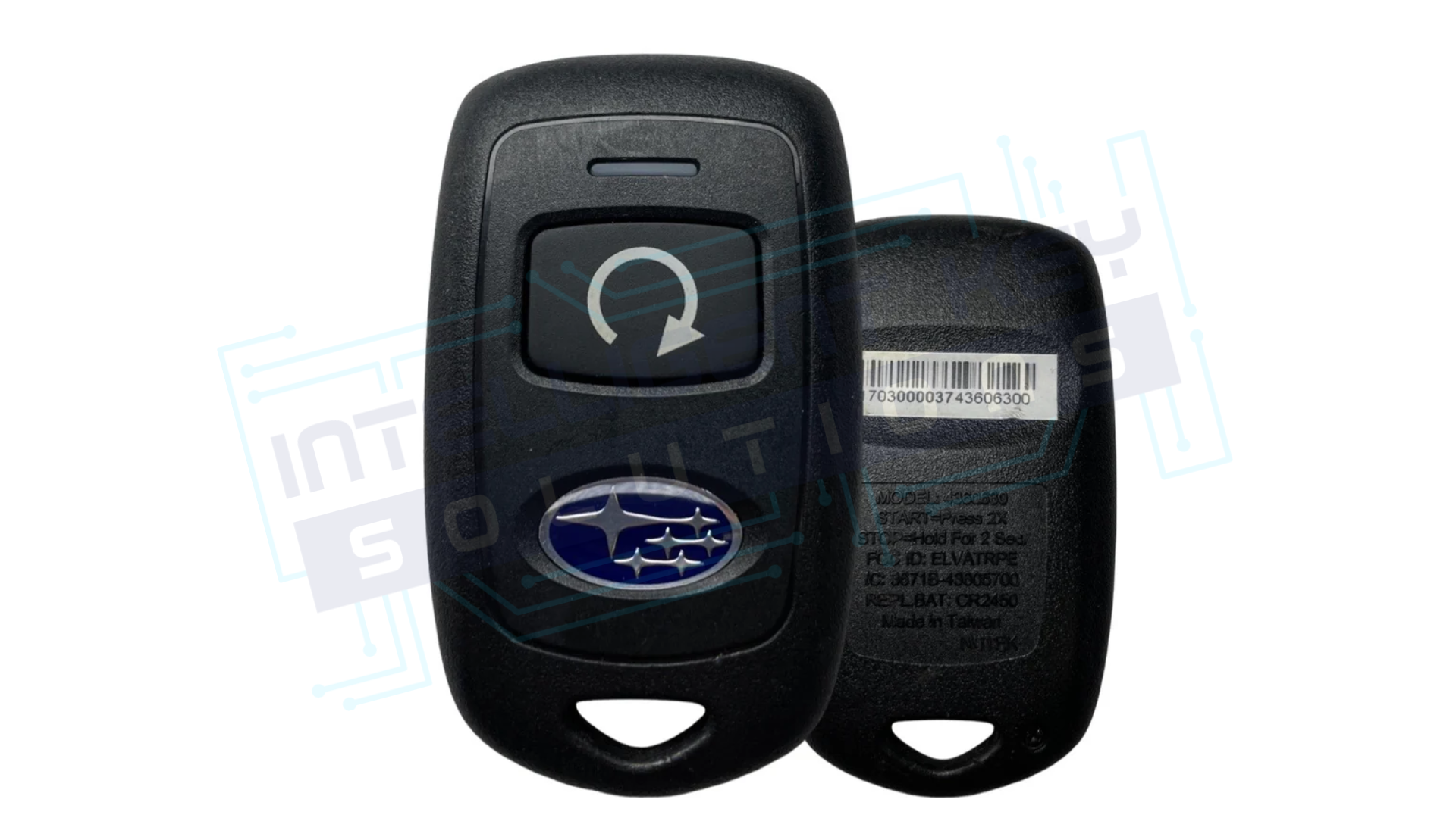 2020 Subaru Forester Dealer Installed Remote Start 1 button - Remote - ELVATRPE (OEM REFURBISHED)