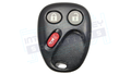Cadillac, Chevrolet, GMC 3-Button Remote (KOBLEAR1XT / 15042968) OEM Refurbished with Logo
