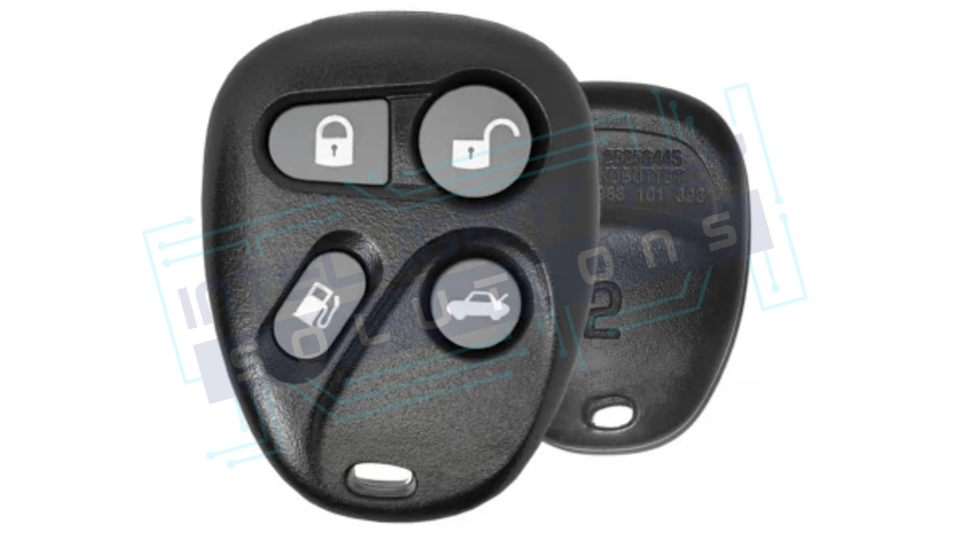 1998-2000 Cadillac 4 Button Remote (KOBUT1BT / 25656445 / 315MHz) Memory 2, OEM Refurbished
