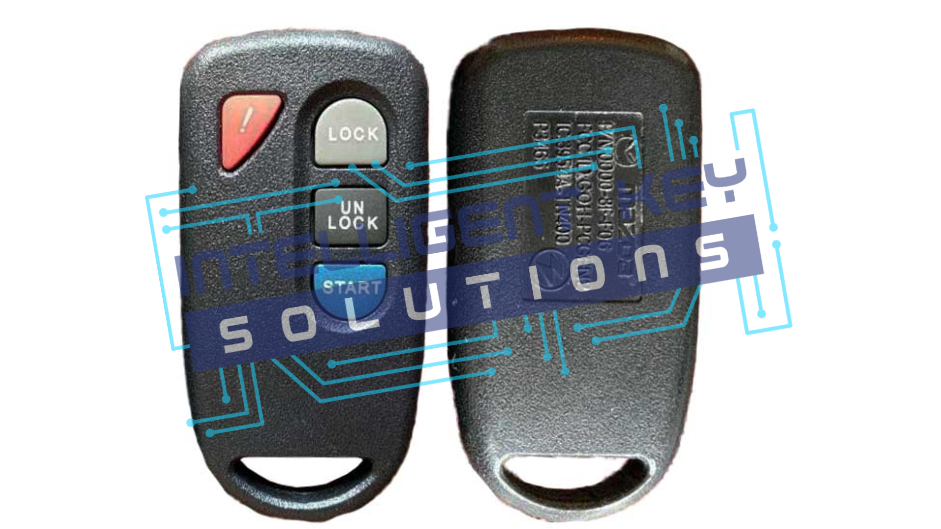 2000-2008 Mazda 3 / 626 / CX-7 / Millenia / Protege 4-Button Remote Start Transmitter | PN: 0000-8F-F06 | GOH-PCGEN2 (OEM Refurb)
