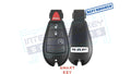 Dodge Ram 4-Button Proximity Remote IYZ-C01C 56046639AG 433 MHz, Refurbished Grade A