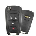 2010-2019 Chevrolet 4Btn Flip Key NON PROX, OEM REFURBISHED W/LOGO