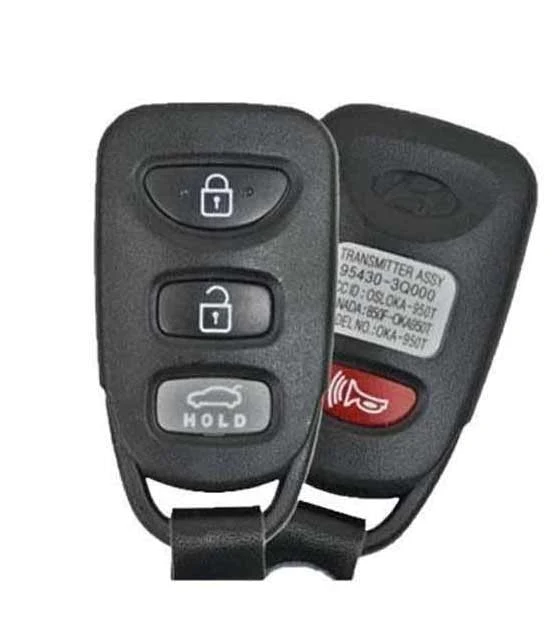2011-2015 Hyundai 4BTN Keyless Entry Remote (OSLOKA-950T) OEM REFURBISHED W/LOGO