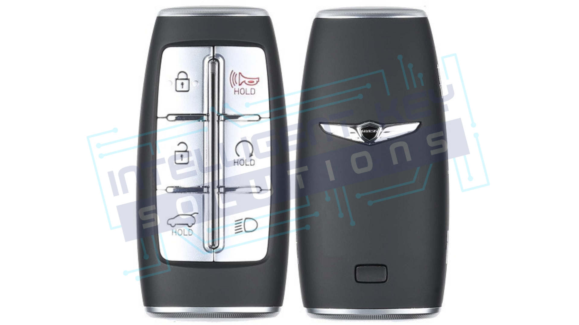 2022-2026 Genesis GV70 - 6 Button Smart Key (TQ8-FOB-4F36 / 95440-AR001) 433 MHz - OEM Refurbished w/ Logo