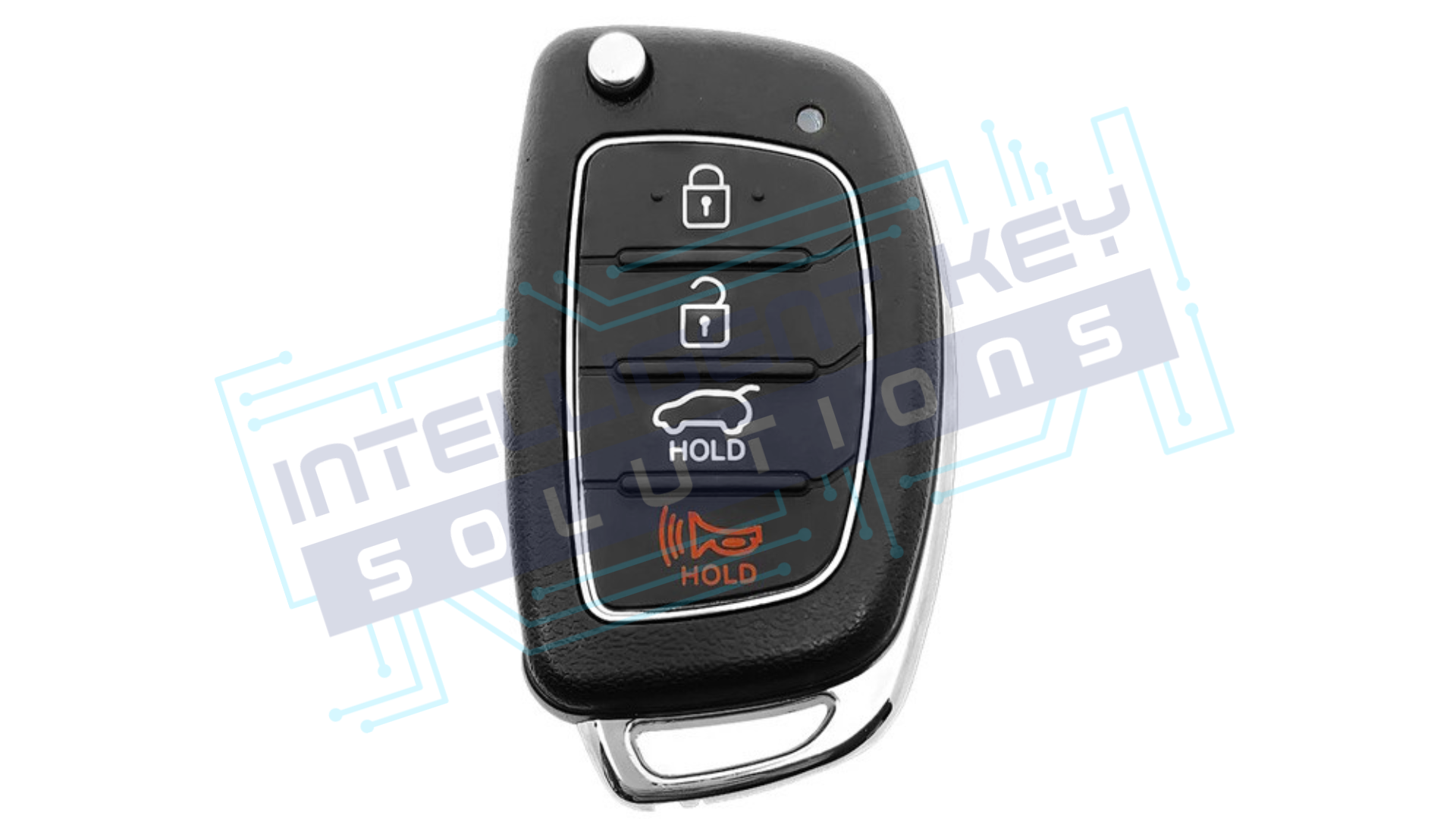 2017-2019 Hyundai Ioniq Flip Key OEM Refurbished w/ Logo (95430-G2010)