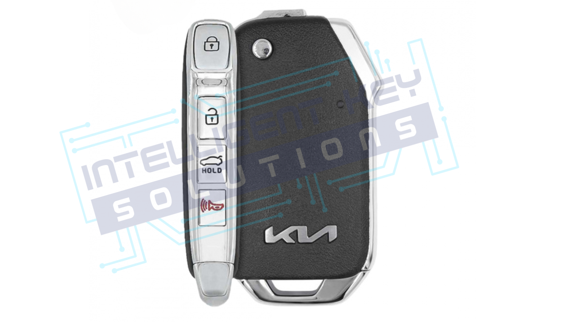 2019-2021 Kia Forte Flip Key (CQ0TD00660 / 95430-M6400) OEM Refurbished w/ Logo