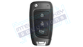 2022-2023 Hyundai Kona 3 Button Flip Key OEM Refurbished w/ Logo (95430-J9400)