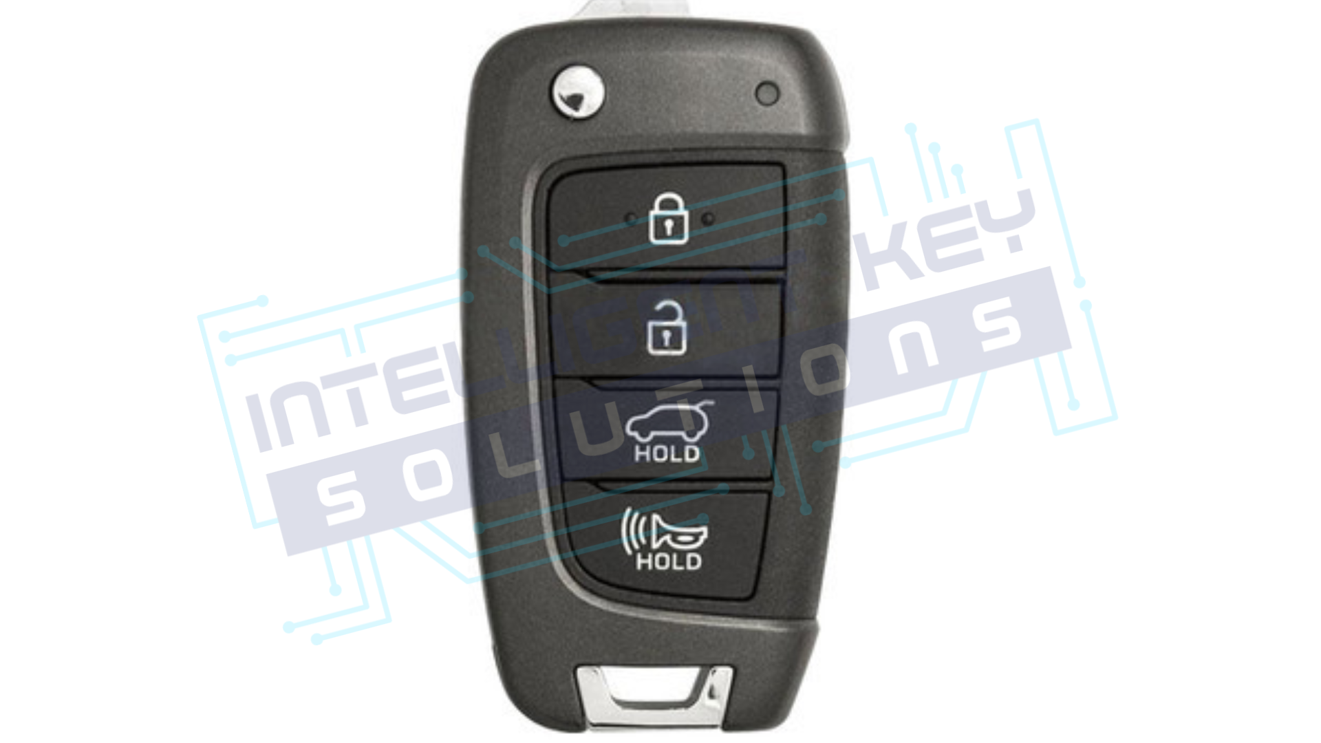 2018-2021 Hyundai Kona Flip Key OEM Refurbished w/ Logo (95430-J9700)