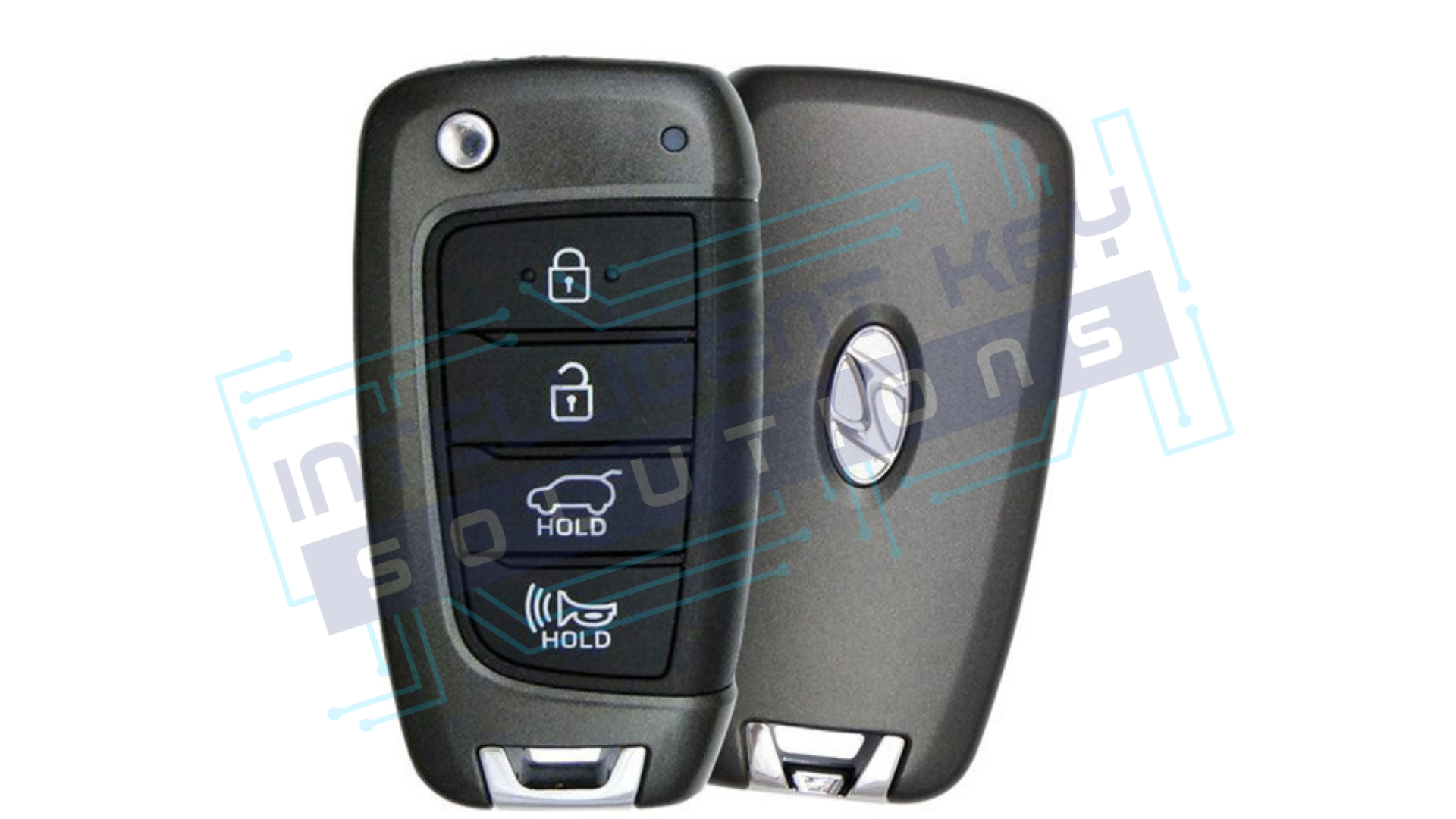2018-2020 Hyundai Santa Fe Flip Key OEM Refurbished w/ Logo (95430-S1000 / 95430-S2100)