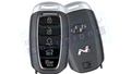 2021-2024 Hyundai Elantra Smart Key OEM Refurbished w/ Logo (95440-IB000)