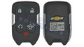 2019-2023 Chevrolet Silverado 5 Btn Smart Key (HYQ1EA) OEM REFURBISHED w/LOGO