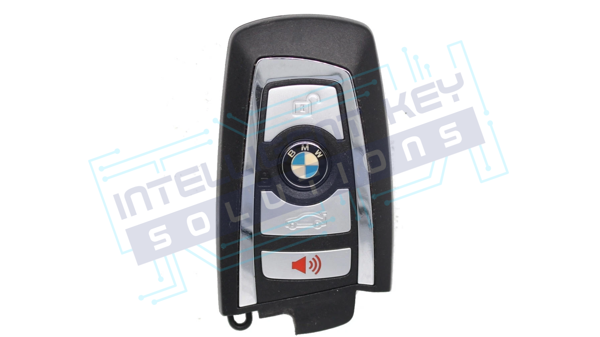 2011-2017 BMW 4Btn Smart key (9284935-01/YGOHUF5662/Chrome trim/315MHZ) OEM REFURBISHED