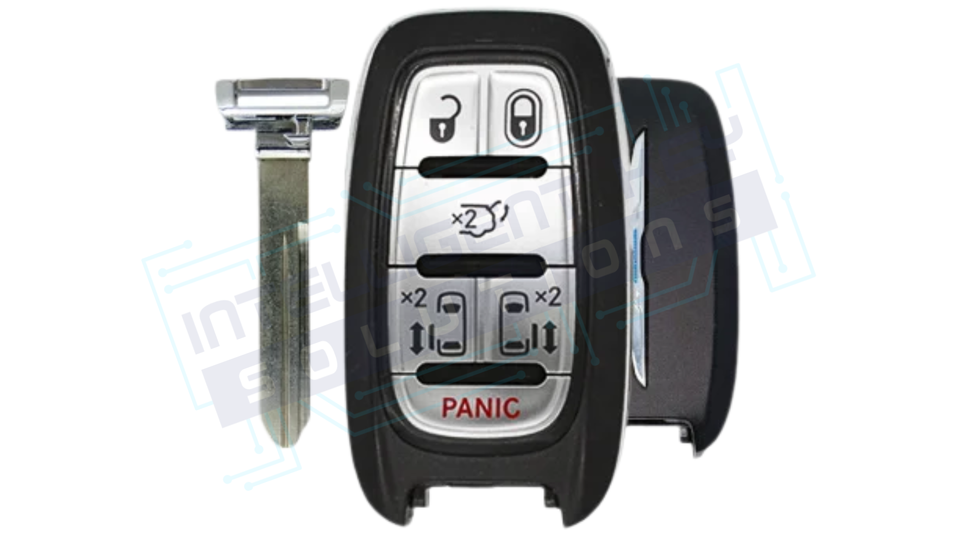2017-2021 Chrysler Pacifica/Voyager 6-Button W/hatch Smart Key (68241532 AC / M3N-97395900) OEM REFURBISHED W/LOGO