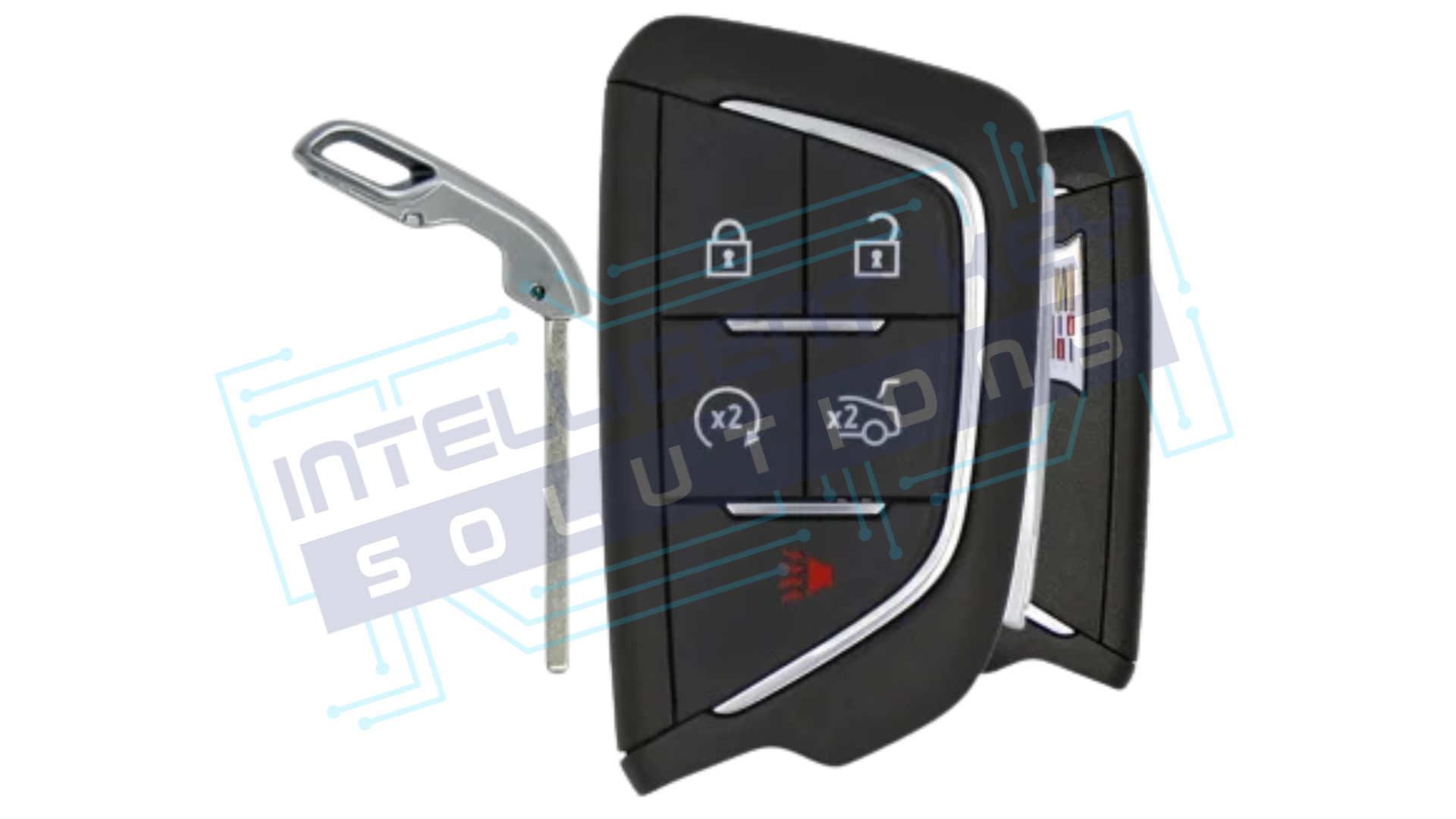 2020-2024 Cadillac CT4/CT5 5Btn Smart Key (YG0G20TB1) OEM REFURBISHED W/LOGO