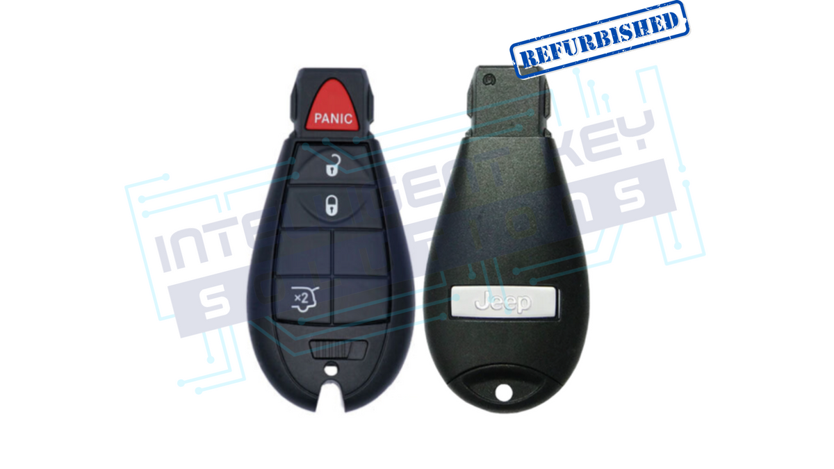 2011 Jeep Grand Cherokee 4btn Keyless Go Fobik (IYZ-C01C) OEM REFURBISHED w/LOGO | 68051664AB