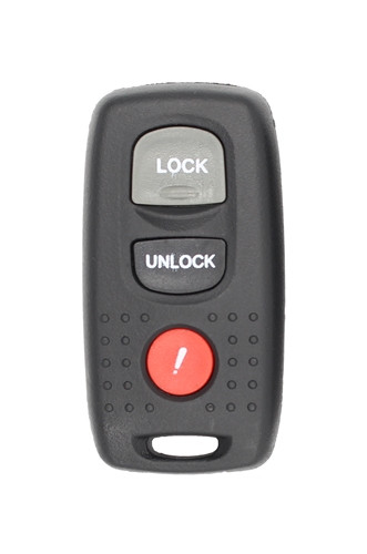 2001-2003 Mazda Protege Protege5 3-Button Keyless Entry Remote KPU41704 Front View OEM Refurbished