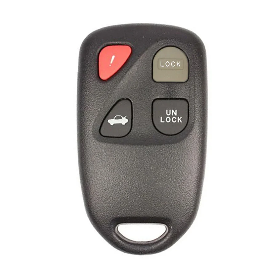 2001-2005 Mazda MX-5 Miata Millenia 4-Button Keyless Entry Remote KPU41701 Alternate Front View OEM Refurbished