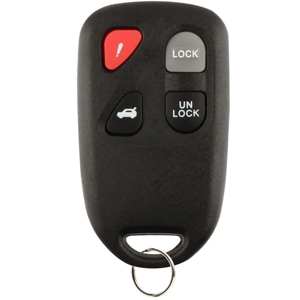 2001-2005 Mazda MX-5 Miata Millenia 4-Button Keyless Entry Remote KPU41701 Front View OEM Refurbished
