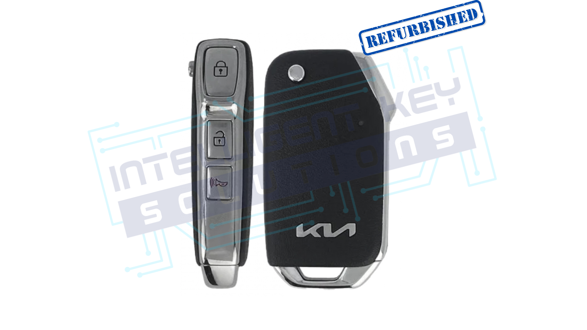 2022-2023 Kia Seltos 3btn Flip Key (NY0SYEC4TX1907) REFURBISHED w/LOGO 95430-Q5410