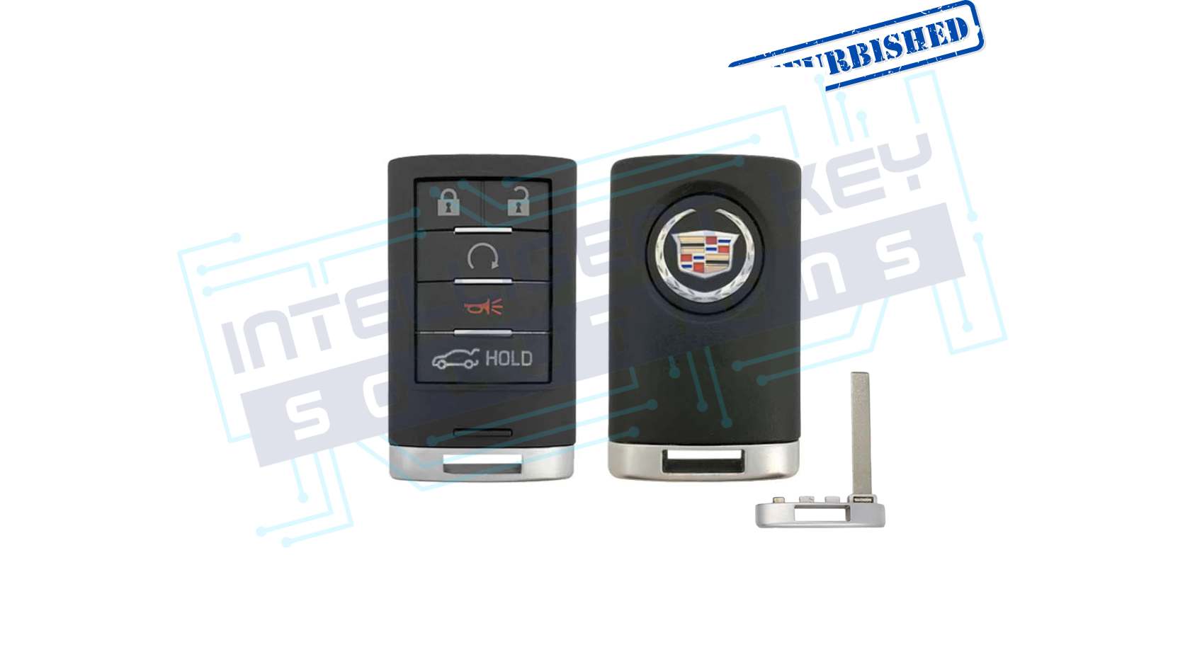 2013-2014 Cadillac SRX 5Button Smart Key w/ Trunk  (OEM Refurb)