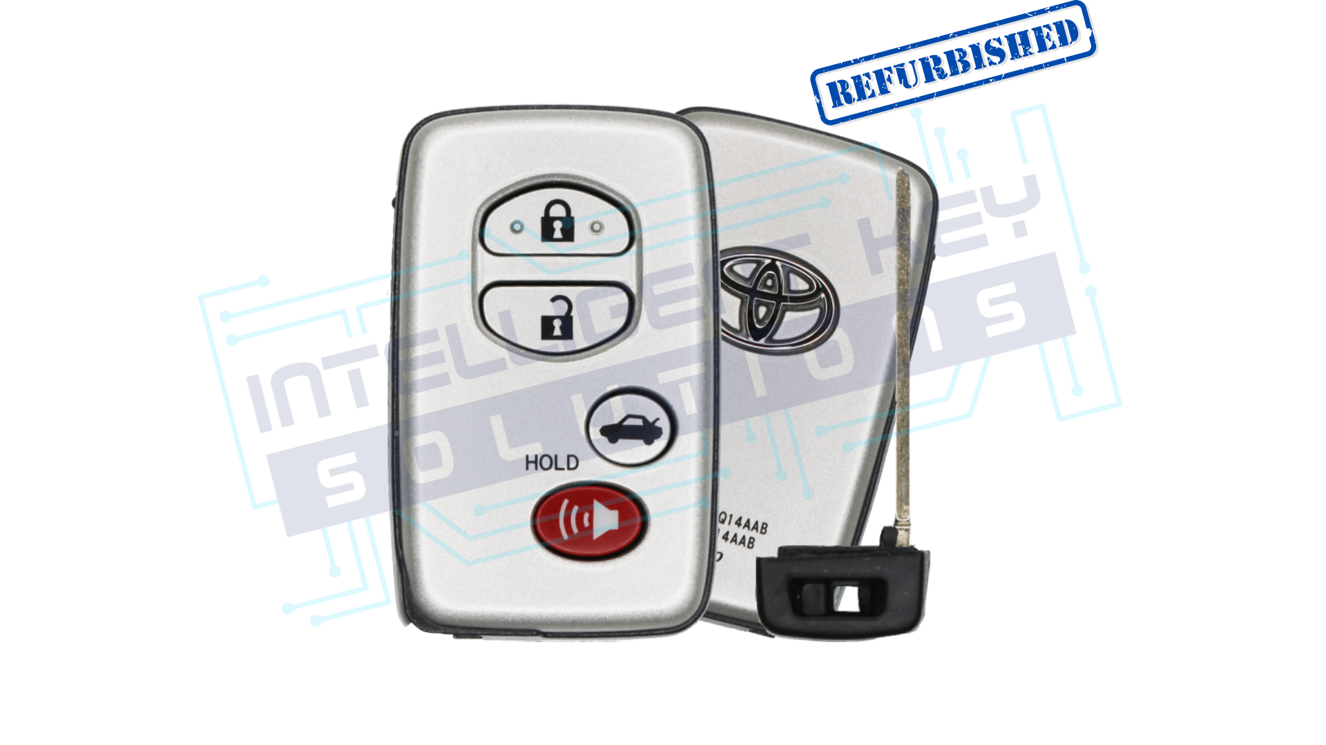 2009-2010 Toyota Camry 4btn Smart Key (HYQ14AAB/271451-3370 E) OEM REFURBISHED w/LOGO