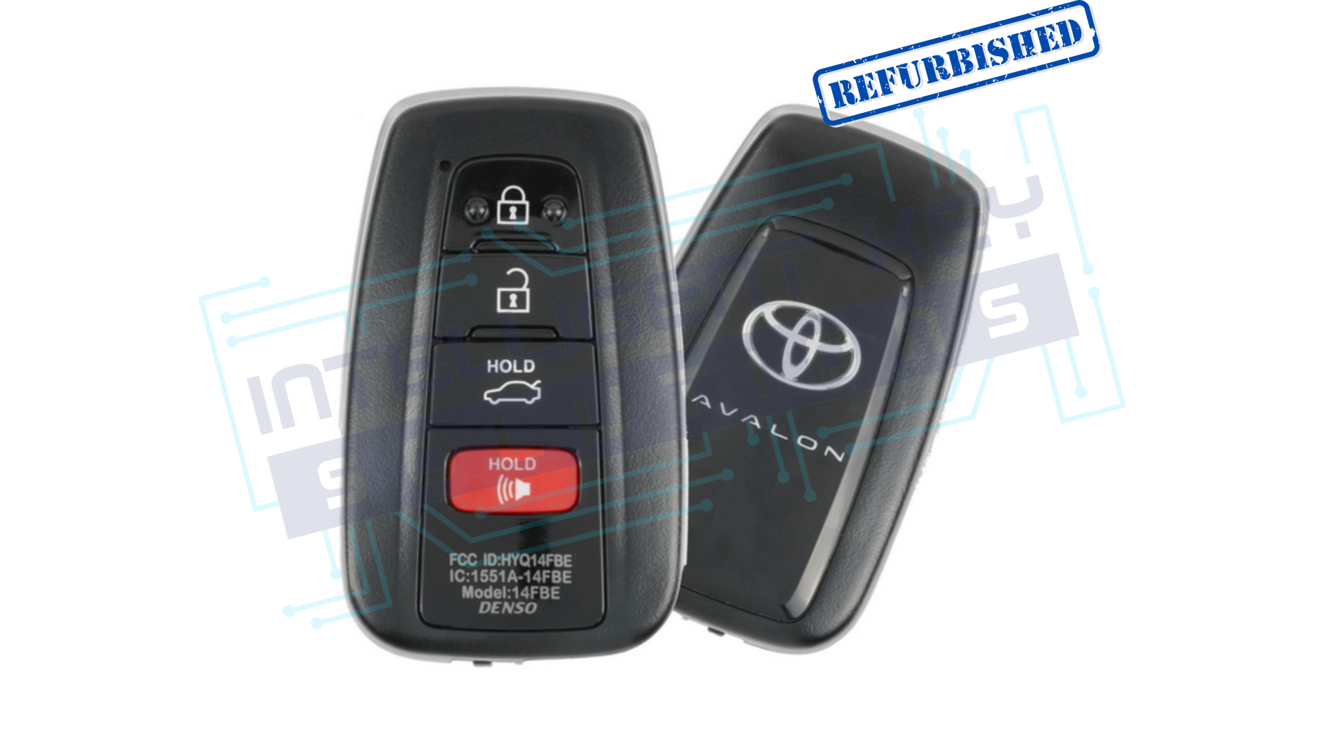 2019 Toyota Avalon 4btn Smart Key (HYQ14FBE/231451-0410 G) OEM REFURBISHED w/LOGO