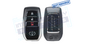 2020-2021 Toyota Land Cruiser 3btn Smart Key (HYQ14FBB/231451-0010 G) OEM REFURBISHED w/LOGO