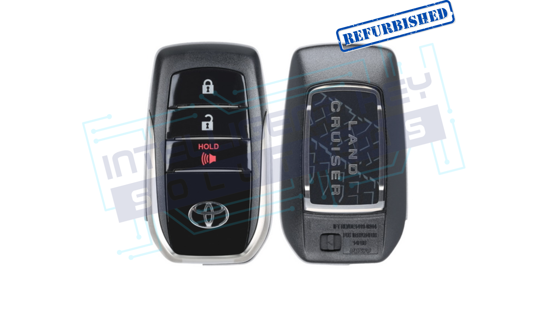 2020-2021 Toyota Land Cruiser 3btn Smart Key (HYQ14FBB/231451-0010 G) OEM REFURBISHED w/LOGO