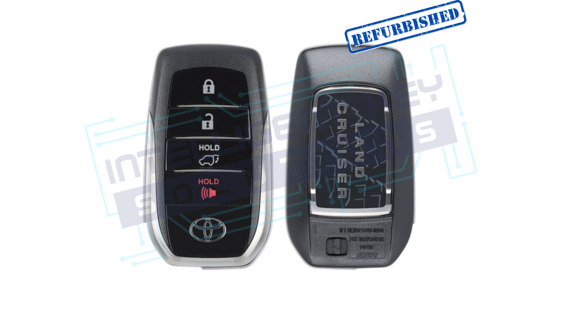 2020-2021 Toyota Land Cruiser 4btn Smart Key (HYQ14FBB/231451-0010 G) OEM REFURBISHED w/LOGO