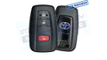 2021-2022 Toyota Prius 3btn Smart Key (HYQ14FLA/231451-3450 G) OEM REFURBISHED w/LOGO