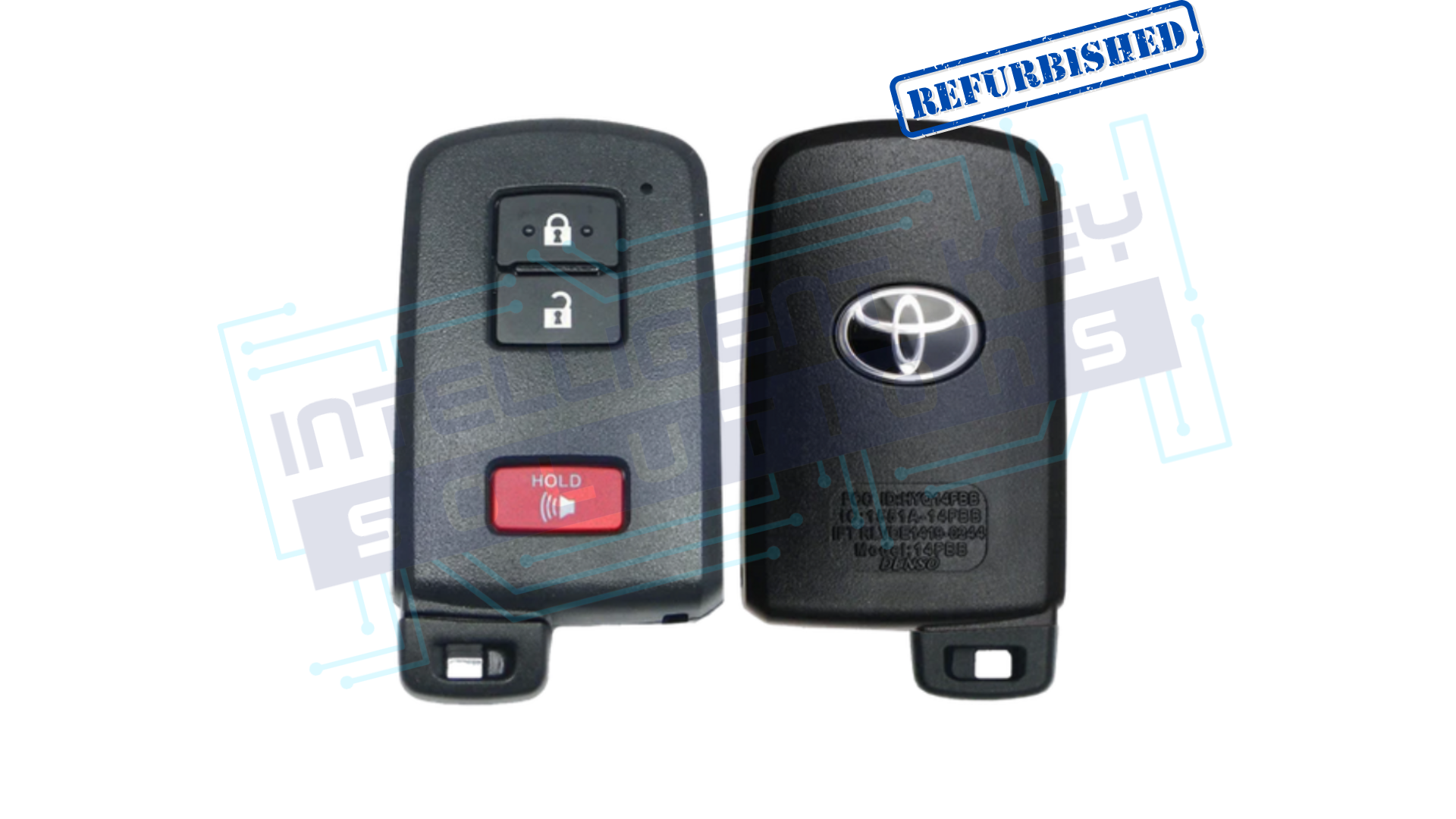 2021-2023 Toyota 3 Btn Smart Key (HYQ14FBB/231451-0010 G) OEM REFURBISHED w/LOGO
