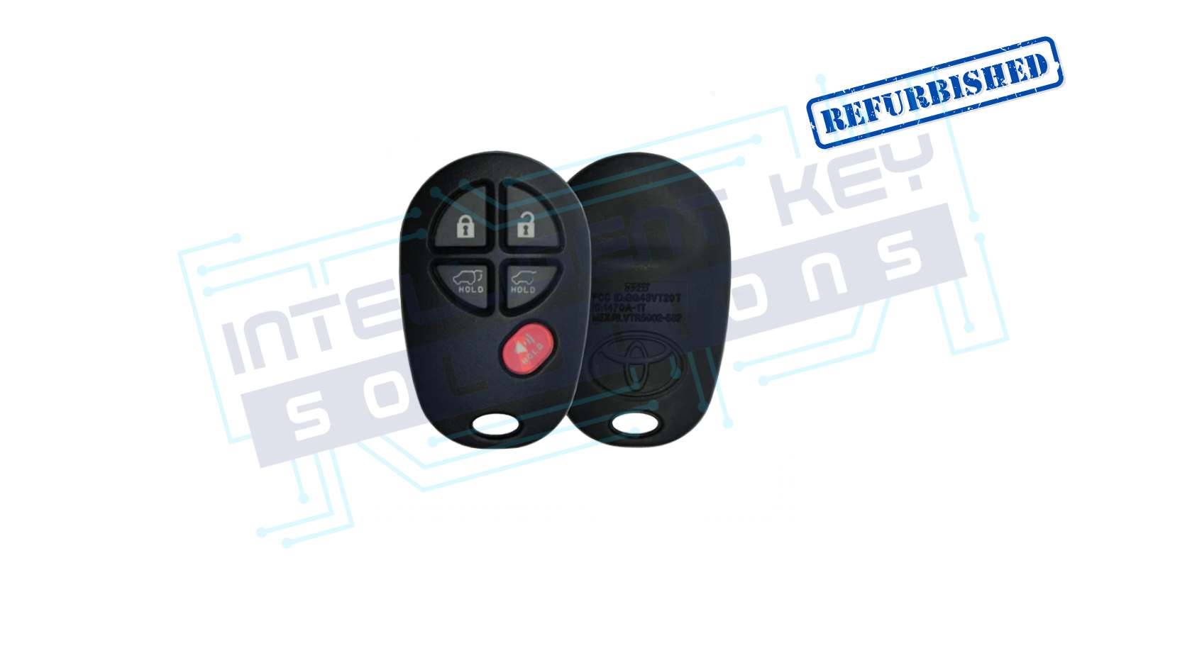 2008-2013 Toyota Highlander- 5-Button Keyless Entry Remote  (OEM Refurb)